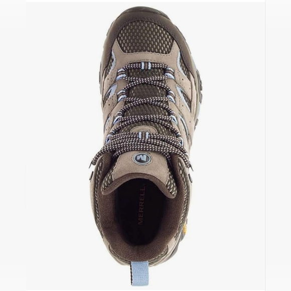 Merrell Moab 2 Mid Waterproof Women's Hiking Boots Brindle J99782 - Picture 2 of 8